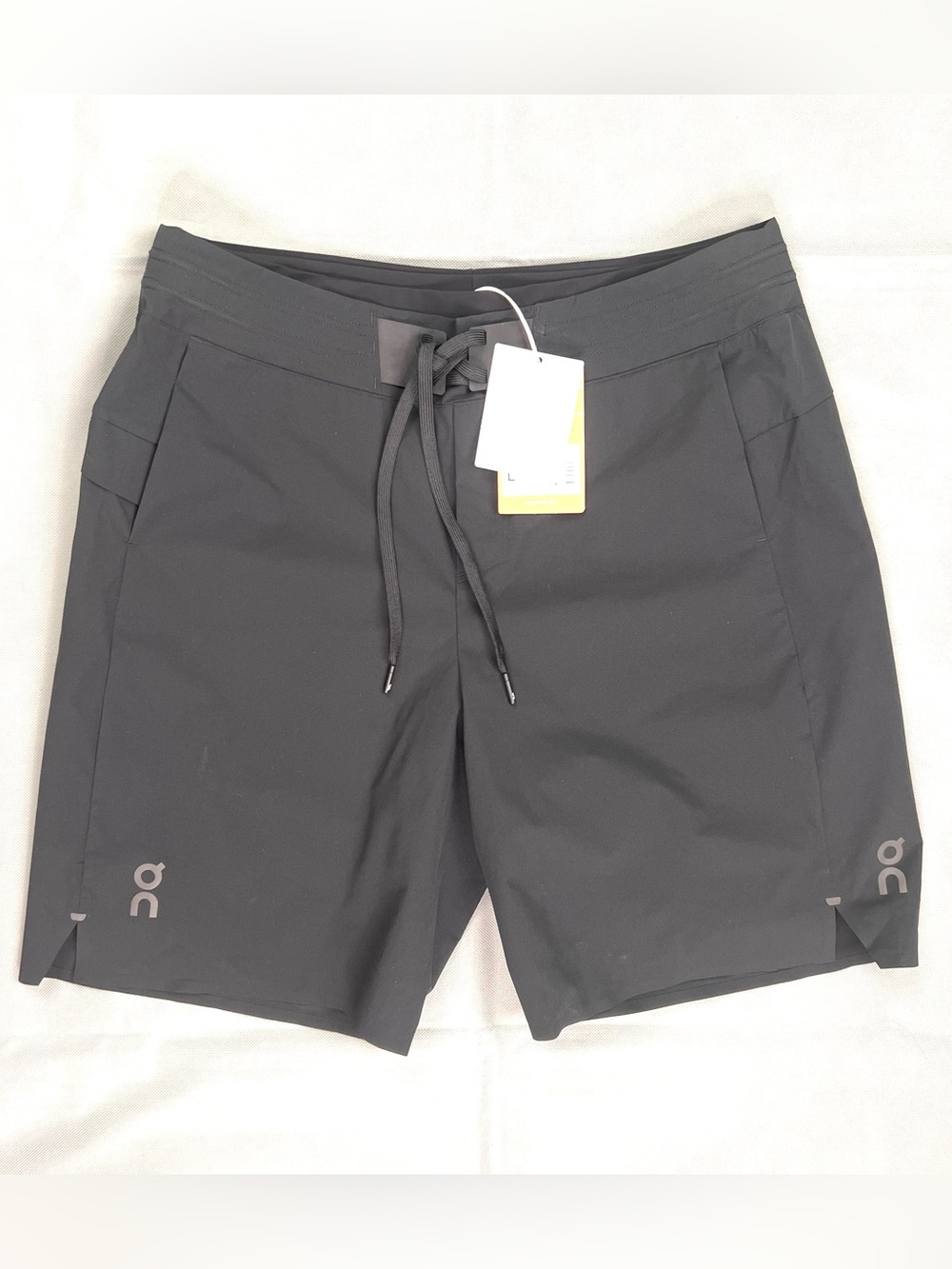 ON Cloud Running Hybrid Shorts Men's L Large Black Athletic Training Gym Workout
